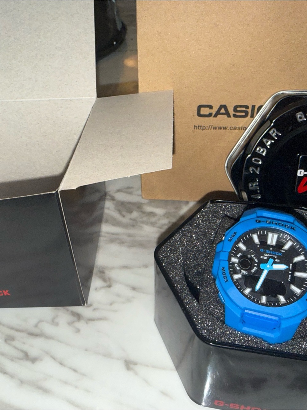 Casio Men's Blue Resin G-Shock Sport Watch